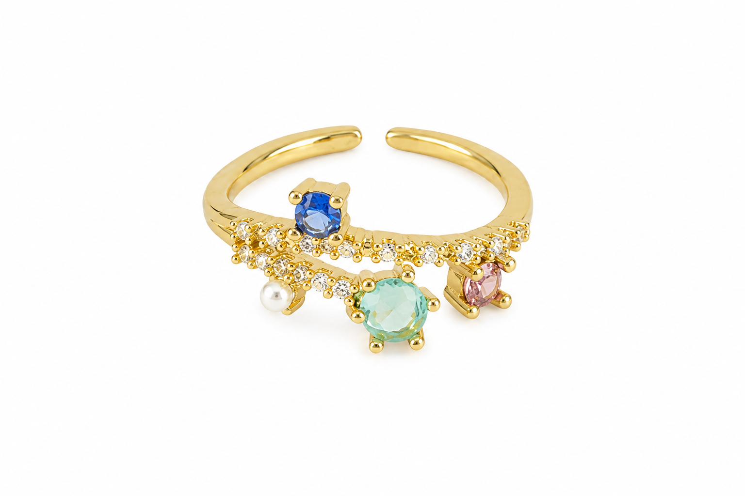 Anillo Cristales